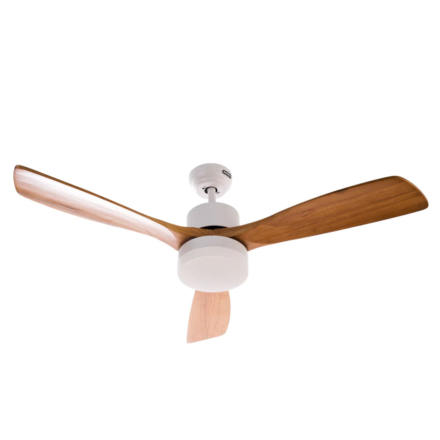Ventilador de Techo Aria 52" Blanco/Madera 3 Aspas – Masterfan